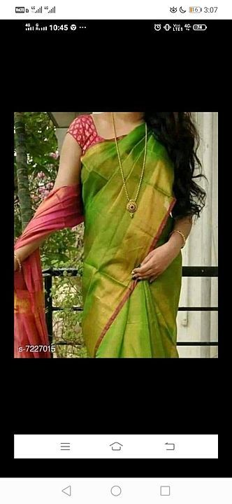 Tissue saree. 

 uploaded by MTS CREATION HANDLOOM BHAGALPUR  on 11/23/2020