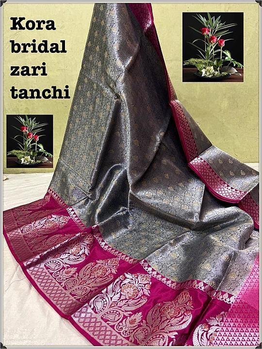 Banarsi tissue zari tanchhi saree uploaded by Saree  on 11/23/2020