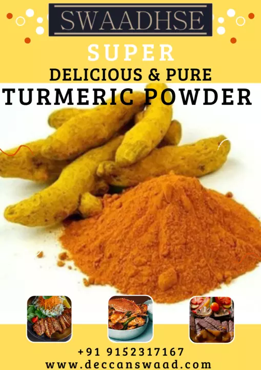 Turmeric Powder  uploaded by Deccan Swaad on 8/11/2022