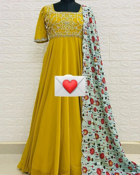 Anarkali gown uploaded by GS Traders on 8/12/2022
