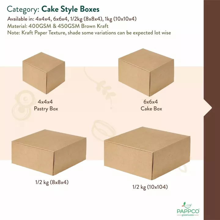 Cake style boxes uploaded by business on 8/12/2022