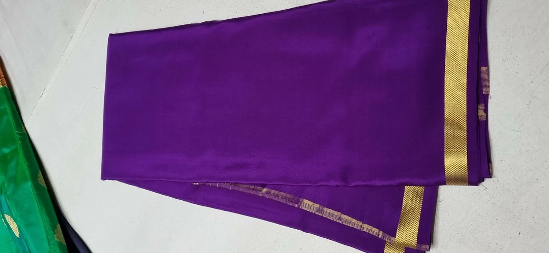 Post image Crepe silks saree with 80grm per mtr
