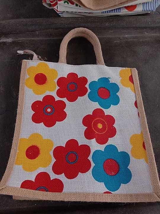 Printed Jute bag uploaded by business on 6/22/2020