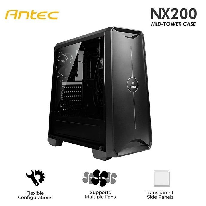 Antec NX200 Mid Tower Gaming Cabinet Support ATX uploaded by business on 11/24/2020