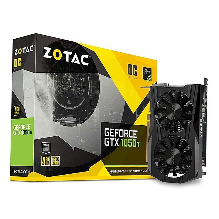 Zotac GeForce GTX 1050 Ti OC Edition ZT-P10510B-10L 4GB PCI Express Graphic Card uploaded by business on 11/24/2020