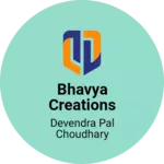 Business logo of Bhavya creations