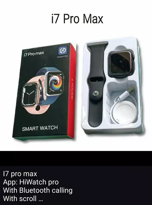 Smart watch i7pro uploaded by business on 8/12/2022