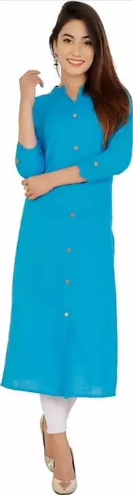Cotton Kurti plane  uploaded by Kirti art and textile on 8/12/2022