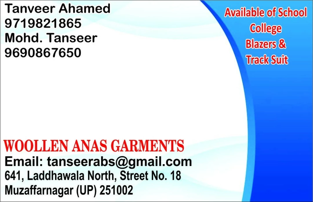 Visiting card store images of DYWER