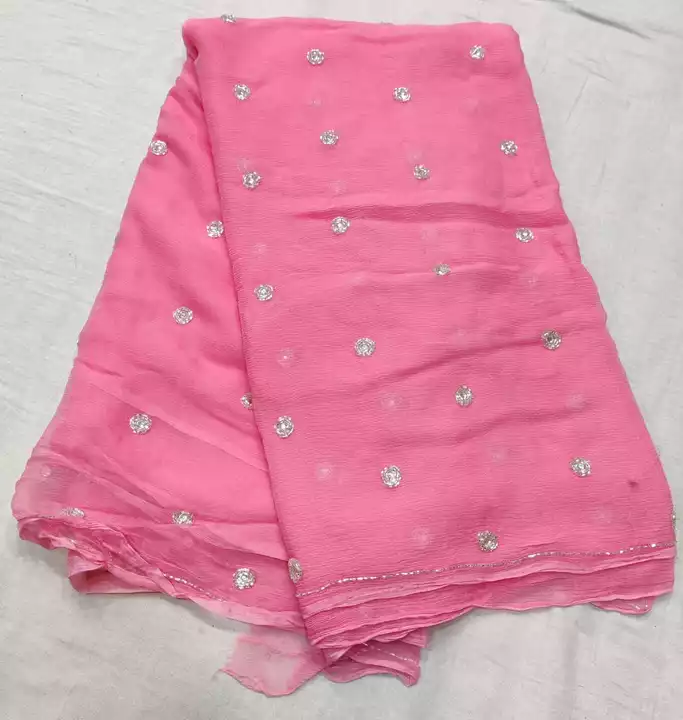 Post image 👌🏻👌🏻😍
Half pure katdana hand work saree with blouse 
*Book now watsap 8003280563