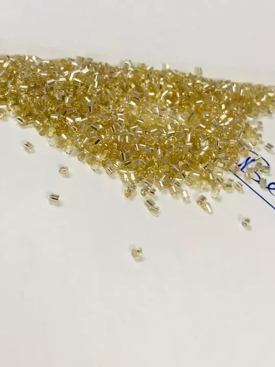 Golden silver cut Dana  uploaded by Ushma glass beads on 8/12/2022
