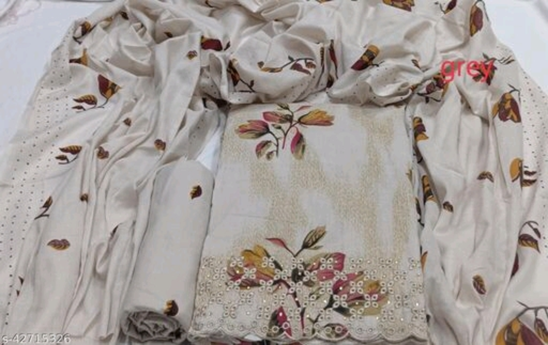 Post image Catalog Name:*Chitrarekha Petite Salwar Suits &amp; Dress Materials*Top Fabric: Soft Cotton + Top Length: 2.5 MetersBottom Fabric: Cotton + Bottom Length: 2.25 MetersDupatta Fabric: Cotton + Dupatta Length: 2.25 MetersLining Fabric: No LiningType: Un StitchedPattern: SolidNet Quantity (N): Single
