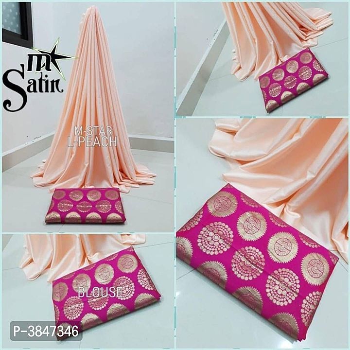 Post image Satin Solid Sarees with Blouse piece

Fabric: Satin
Type: Saree with Blouse piece
Style: Solid
Design Type: Bollywood
Saree Length: 5.5 (in metres)
Blouse Length: 0.8 (in metres)
Returns:  Within 7 days of delivery. No questions asked