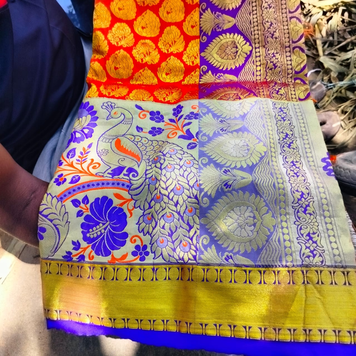 Rapir jagurd saree  uploaded by Saree manufacturing on 8/13/2022