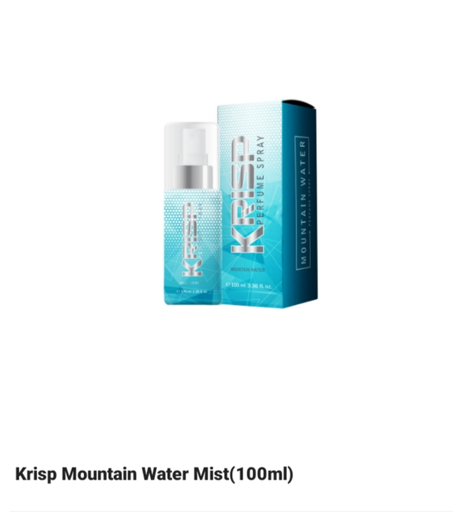 Krisp mountan water mist uploaded by Dhansri wondar rcm business shop on 8/13/2022