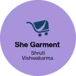 Business logo of She garment