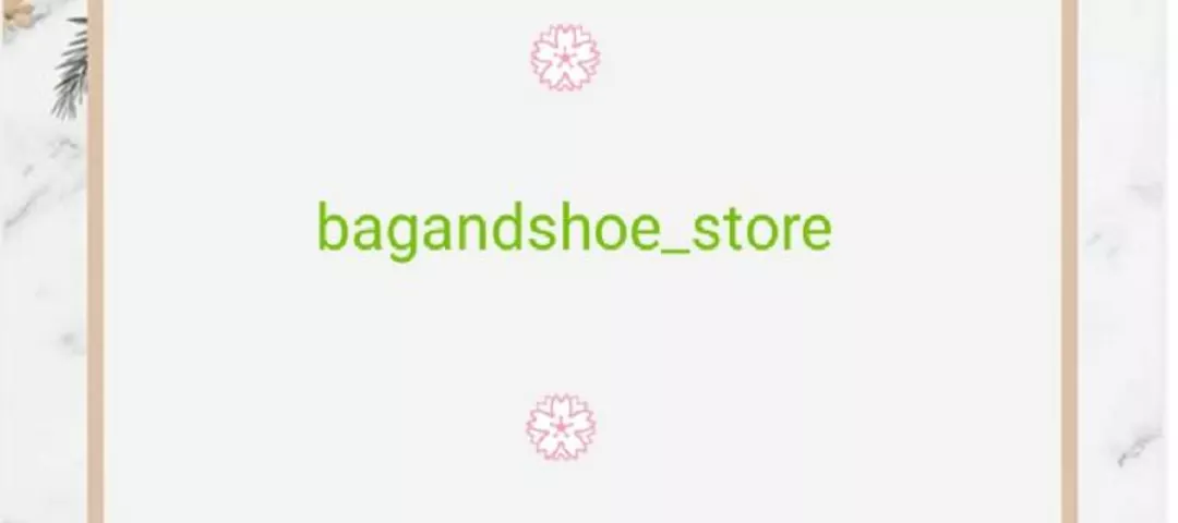 Visiting card store images of @bagandshoestoreshop_2022