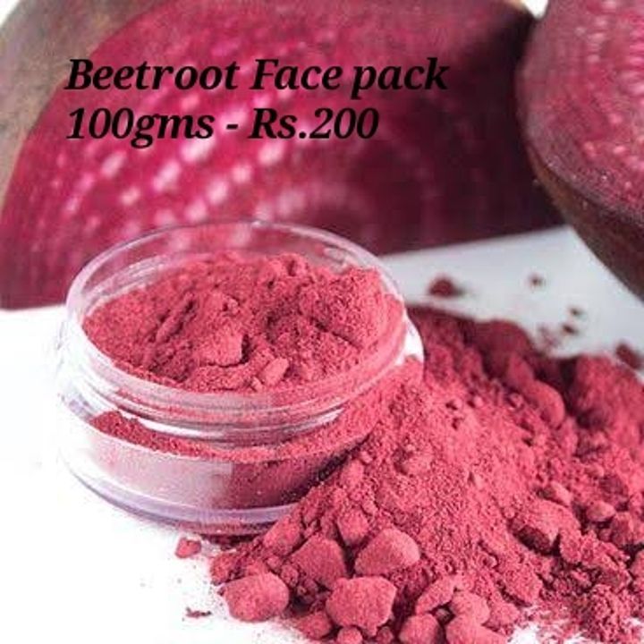 Beet root skin brightening face pack uploaded by business on 11/24/2020