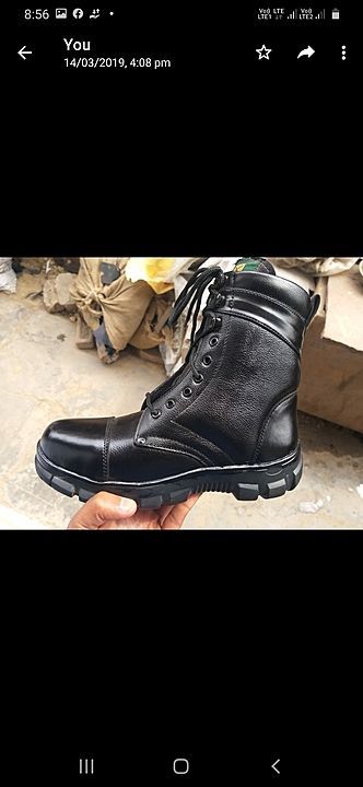 Jungle army boot uploaded by H R Footwears  on 6/22/2020