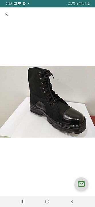 Black jungle army boot  uploaded by H R Footwears  on 6/22/2020