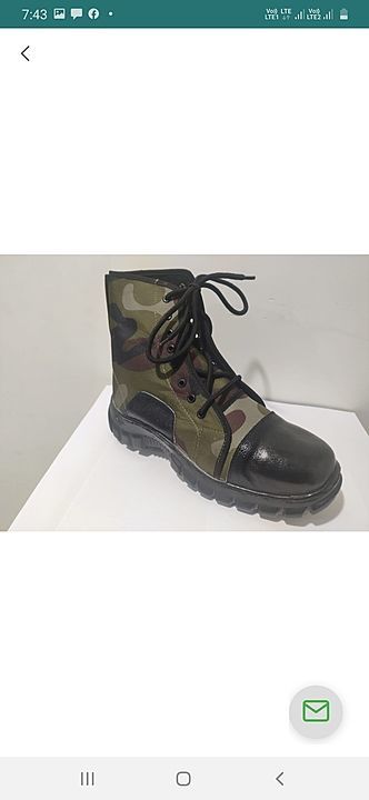 Jungle army boot  uploaded by H R Footwears  on 6/22/2020