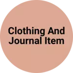 Business logo of Clothing and journal item