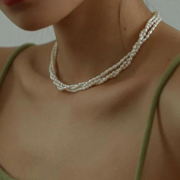 Pearl necklace  uploaded by HriiIcollection on 8/14/2022