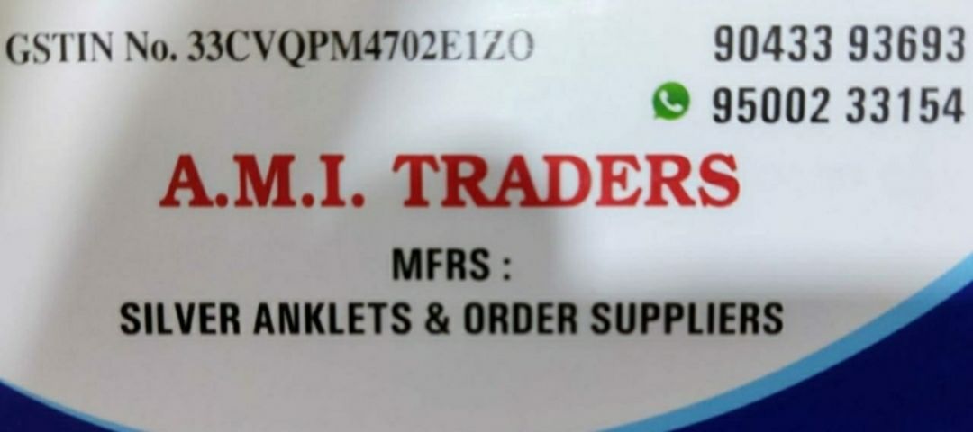 Visiting card store images of Silver leg chains