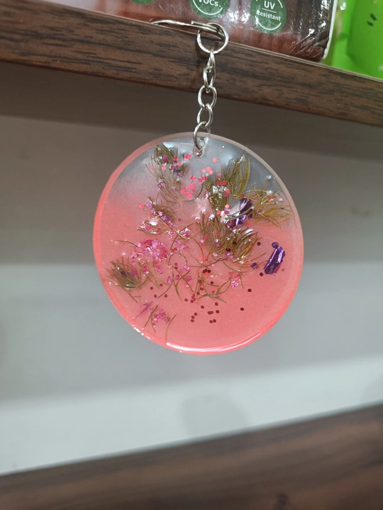 Resin keychain uploaded by business on 8/14/2022