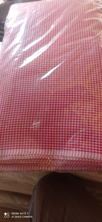 Red chek uploaded by Sneha textile  on 8/14/2022