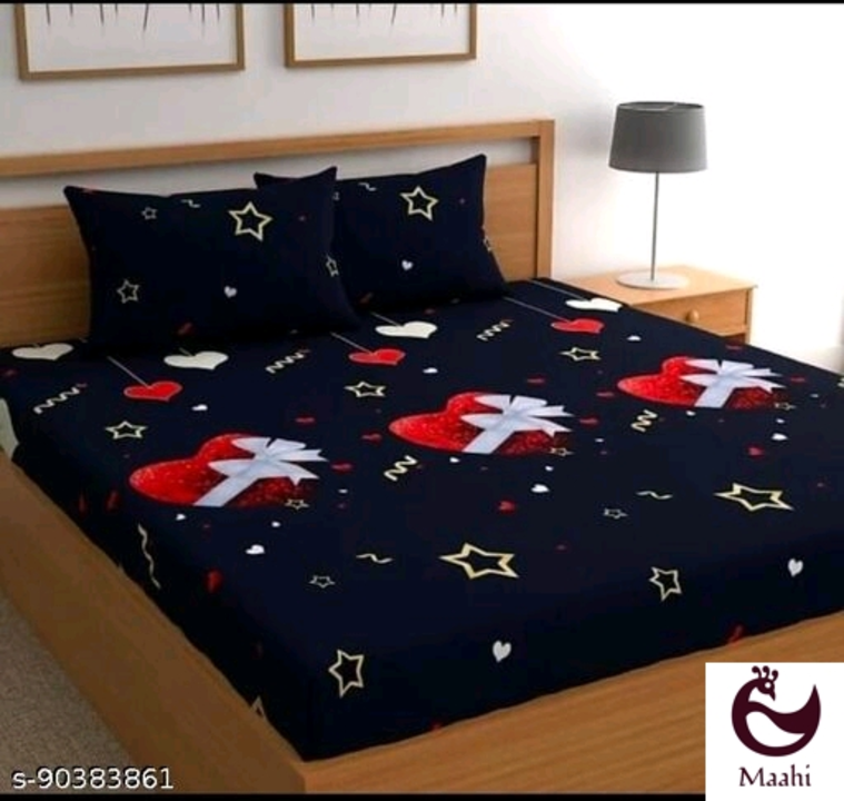3D printed double bedsheet  uploaded by Maahi fashion  on 8/14/2022