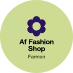 Business logo of Af fashion shop