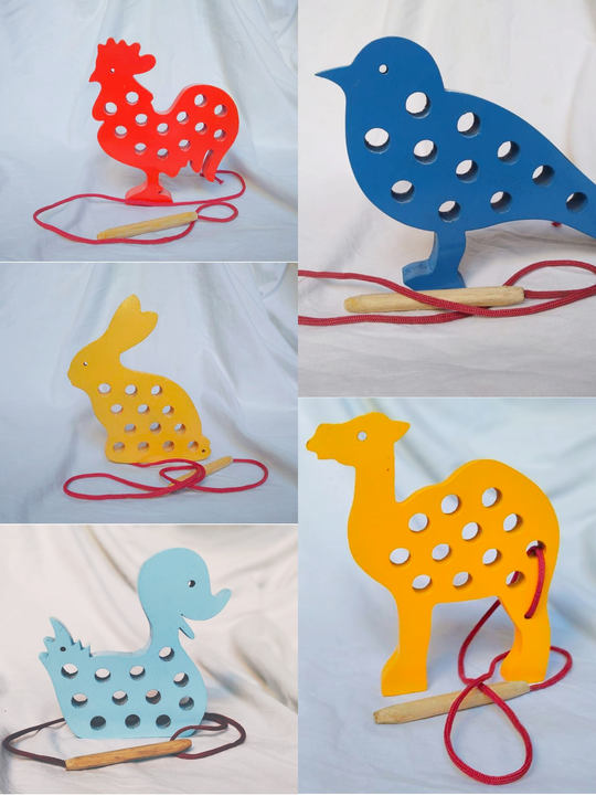 Wooden lacing Toys uploaded by business on 8/14/2022