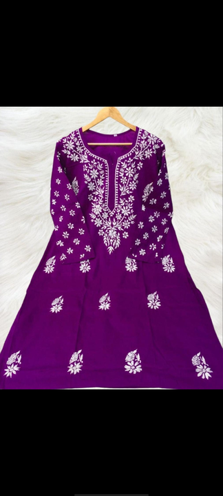 Chikankari cotton 😍☑️ uploaded by Chikankari clothes on 8/14/2022