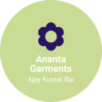 Business logo of Ananta garments