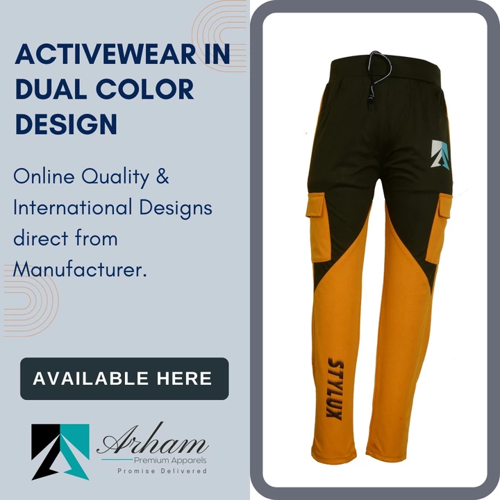Activewear in Dual Colour Design  uploaded by Arham Premium Apparels on 8/14/2022