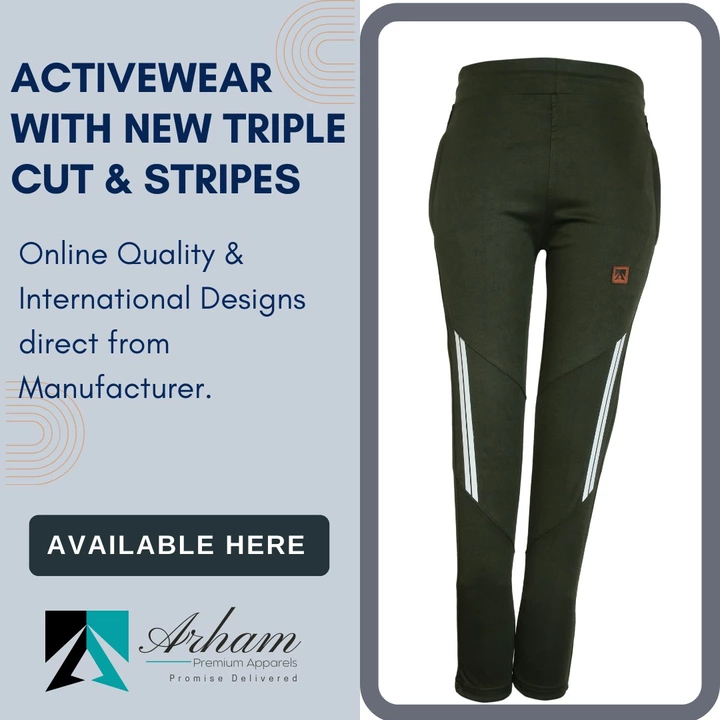 Activewear in New Tripple Cut uploaded by Arham Premium Apparels on 8/14/2022