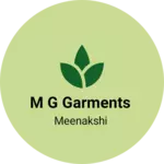 Business logo of M g garments