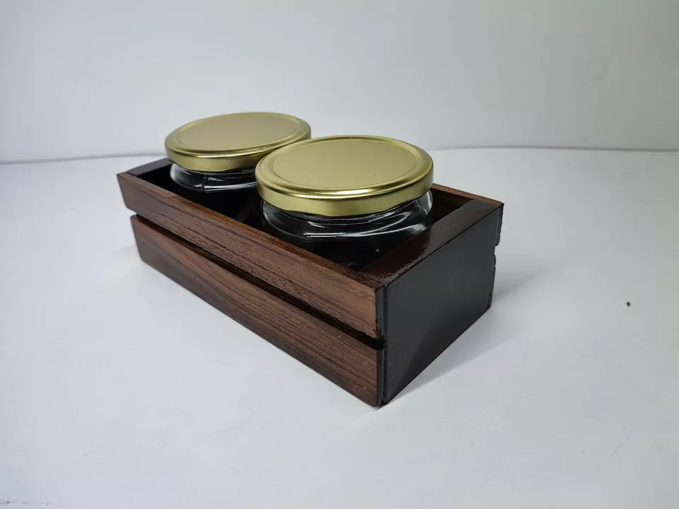 Multipurpose Wooden tray with jar  uploaded by Treen...the wood store  on 8/14/2022