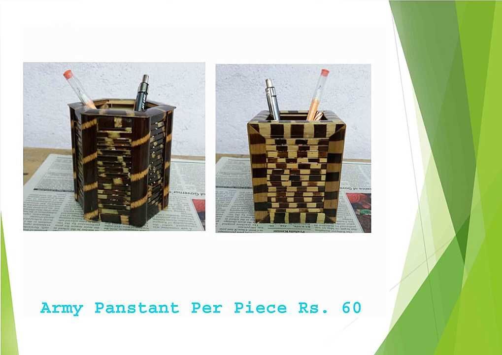 Bamboo pen stand  uploaded by Cane and bamboo handicraft on 11/25/2020
