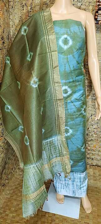 Katan viscose Sibori design suit's uploaded by Aamir fabrics on 11/25/2020