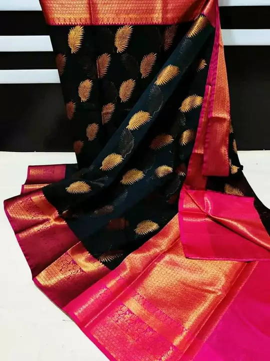 BANARSI KOTTAN SILK SAREE  uploaded by Khushi creation on 8/15/2022