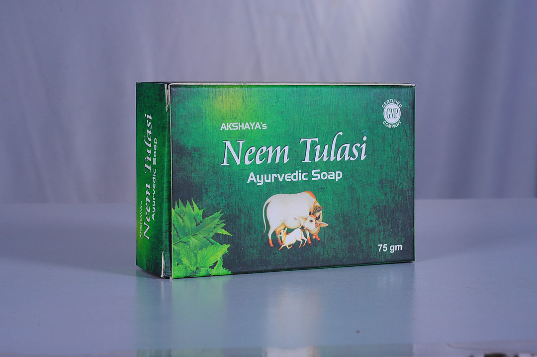 Neem Tulasi Ayurvedic Soap- 75 Gm uploaded by Natural Cosmetics on 11/25/2020