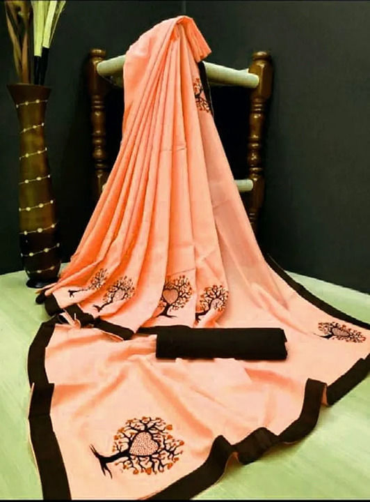 dolla Silk Saree  With Lace Border With Banglori Silk Blouse  uploaded by Soalnki Enterprise  on 11/25/2020