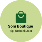 Business logo of Soni boutique