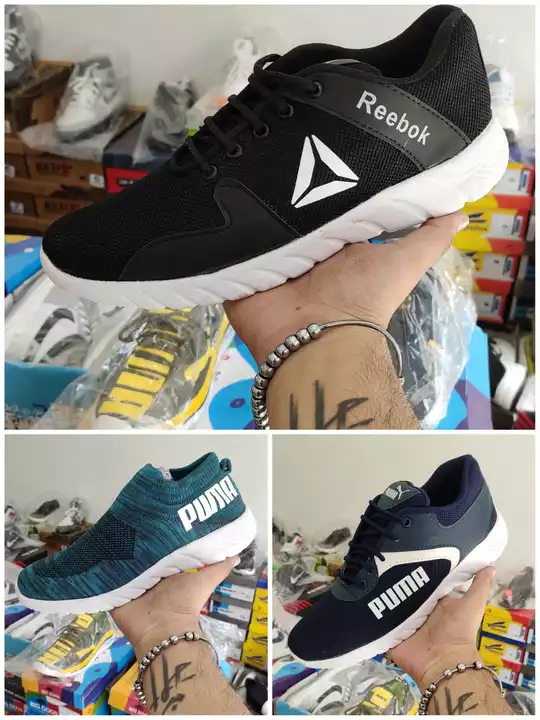 Post image *COMBO SALE*

*Brand :- Reebok &amp; Puma For Both Men &amp; Women*

Premium 6A Quality 💯

*Sizes :- 7, 8, 9, 10*

_Grab Your Pair ASAP_

*1 Shoe :- 399/- Free Shipping*

*2 PC Combo Price :- 680/- Free Shipping*

*3 PC Combo Price :: 930/- Free Shipping*

*_Buy Any Shoe And Any Size Of Your Choice_*

*Same day Dispatch, Same Day Tracking*
 
*ORDER FAST*