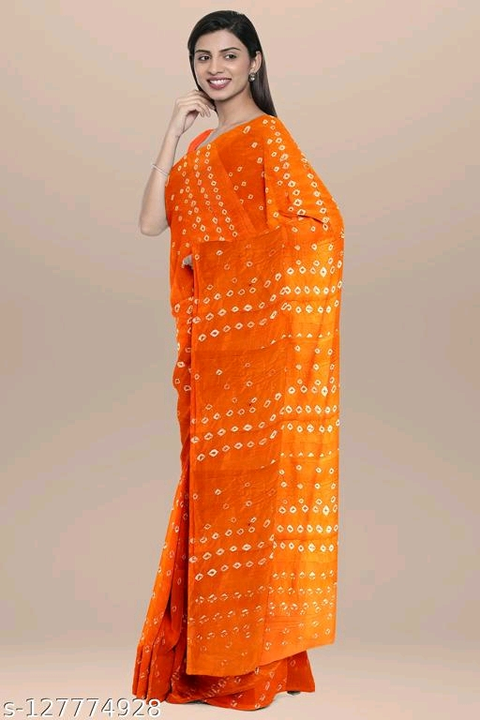Bandhani silk saree  uploaded by SALASAR TEXTILES on 8/15/2022