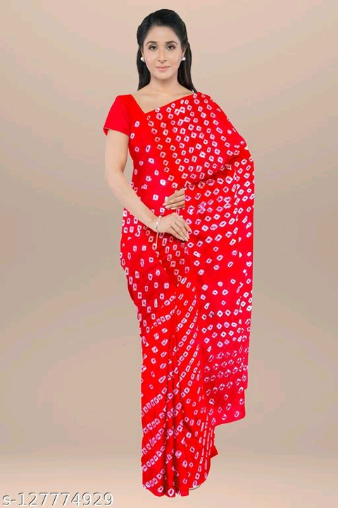Bandhani silk saree  uploaded by SALASAR TEXTILES on 8/15/2022