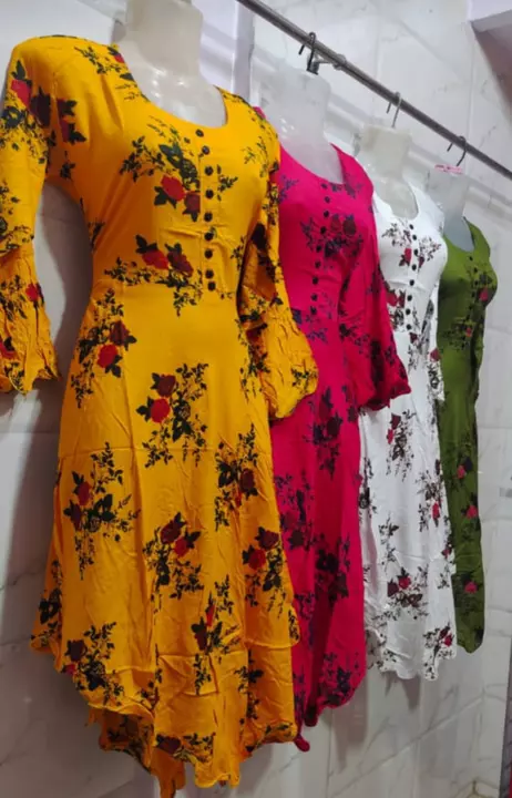 Long kurties for womens uploaded by Wholesale Bazaar on 8/15/2022