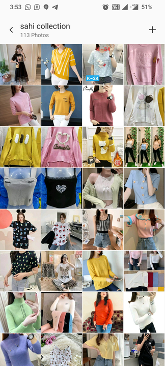 Post image I want 50+ pieces of Top at a total order value of 5000. Please send me price if you have this available.